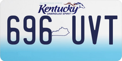 KY license plate 696UVT