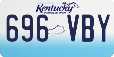 KY license plate 696VBY