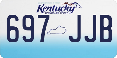 KY license plate 697JJB