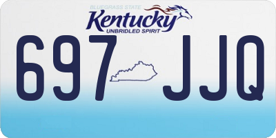 KY license plate 697JJQ