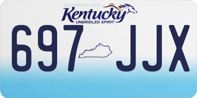 KY license plate 697JJX