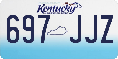 KY license plate 697JJZ