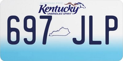 KY license plate 697JLP