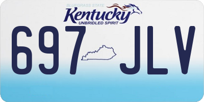 KY license plate 697JLV