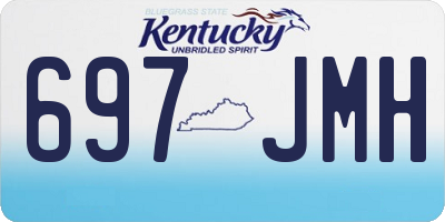 KY license plate 697JMH