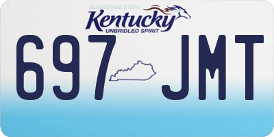 KY license plate 697JMT