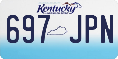 KY license plate 697JPN