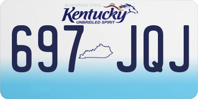 KY license plate 697JQJ
