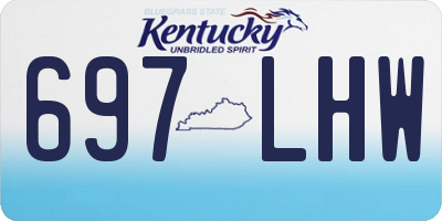 KY license plate 697LHW