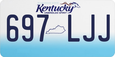 KY license plate 697LJJ