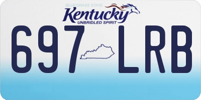 KY license plate 697LRB