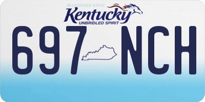 KY license plate 697NCH