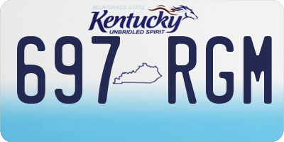 KY license plate 697RGM