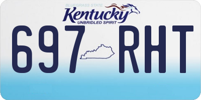 KY license plate 697RHT