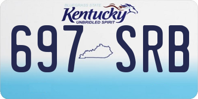 KY license plate 697SRB