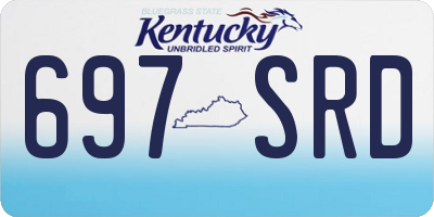 KY license plate 697SRD