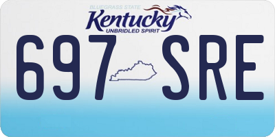 KY license plate 697SRE