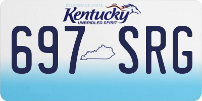KY license plate 697SRG