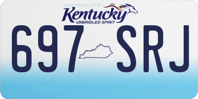 KY license plate 697SRJ