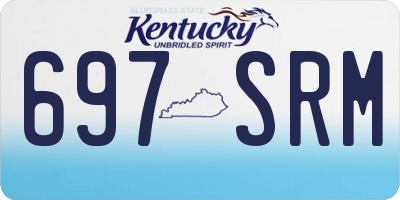 KY license plate 697SRM