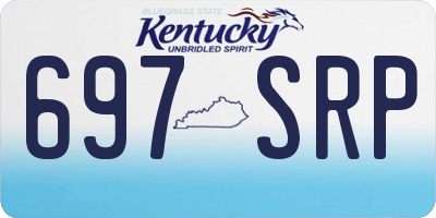 KY license plate 697SRP