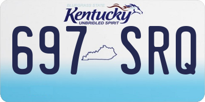 KY license plate 697SRQ