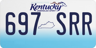 KY license plate 697SRR