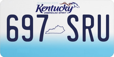 KY license plate 697SRU
