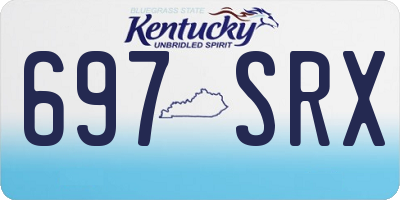 KY license plate 697SRX