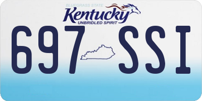 KY license plate 697SSI
