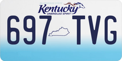 KY license plate 697TVG