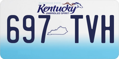 KY license plate 697TVH