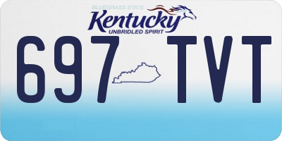 KY license plate 697TVT