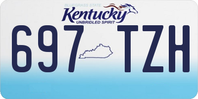 KY license plate 697TZH