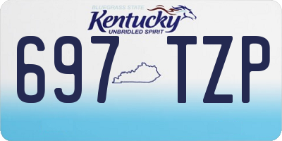 KY license plate 697TZP