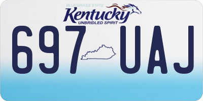 KY license plate 697UAJ