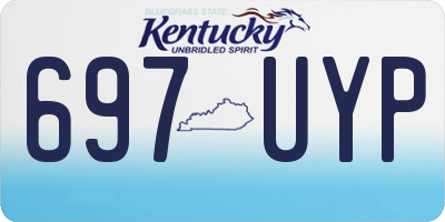 KY license plate 697UYP