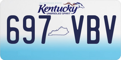 KY license plate 697VBV
