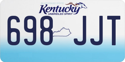 KY license plate 698JJT