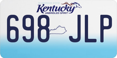 KY license plate 698JLP