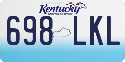 KY license plate 698LKL