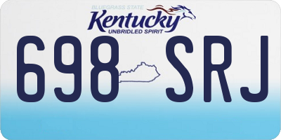 KY license plate 698SRJ