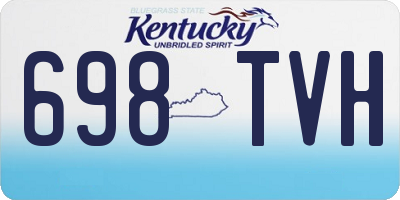 KY license plate 698TVH