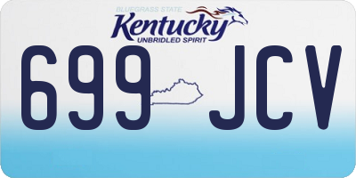 KY license plate 699JCV