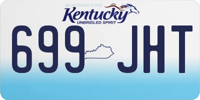 KY license plate 699JHT
