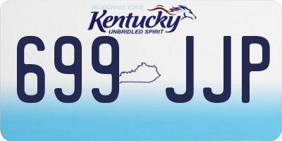KY license plate 699JJP
