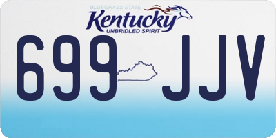 KY license plate 699JJV