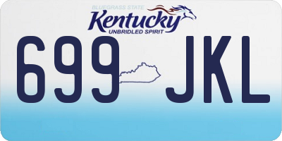 KY license plate 699JKL