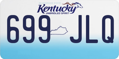 KY license plate 699JLQ