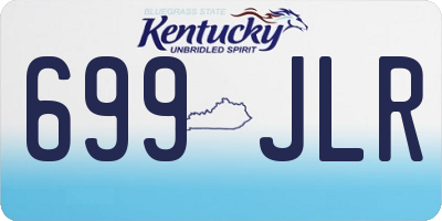 KY license plate 699JLR